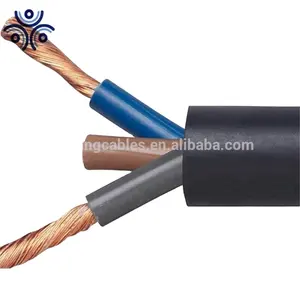 Cable a prueba de agua 3 core 8awg sjoow/BC OAS CMR/flexible cable de alimentación de cobre