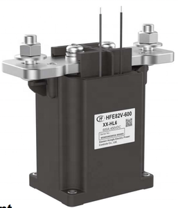 Contactor de CC de Alto Voltaje HONGFA HFE82V-600, 450V, 750V, 600A, 2500A, 600kW, 12V/24V CC - Product Image 1