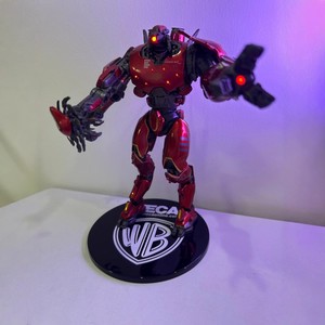 Boîte cadeau de robots jouets en PVC lumineux, style dessin animé, avec ceinture rouge <span class=keywords><strong>Storm</strong></span>, articulations mobiles, pour collection (Tide Play) - Product Image 5