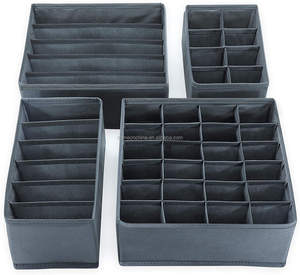 Organizador de Cajones para Ropa Interior, Calcetines y Sujetadores, Divisor de Calcetines de Tela Plegable, Caja de Almacenamiento para Armario y Guardarropa - Product Image 4