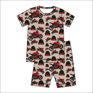 Odm Casual In Tre Trẻ Em Quần Áo Bộ Mùa Hè Trang Phục Cho Bé Trai Hot Bán 2-Mảnh Quần Và Quần Short Thiết Lập - Product Image 4