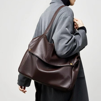 Nouveau sac fourre-tout en cuir véritable souple de style à la mode pour les femmes Messenger à une épaule de grande capacité décontracté et élégant