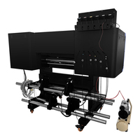 Textiel Pet Transfer Film Printmachine Xp600 Commerciële UV LED DTF Rolprinter Crystal 60cm met Laminator
