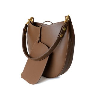 2 bolsas clásicas de piel suave con forma ovalada para axila y billetera fina - Product Image 4