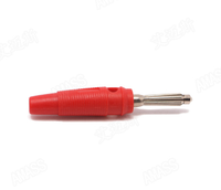 Assemblage de compression de vis sans soudure de fiche banane haute stabilité nickelée empilable de 4.0mm
