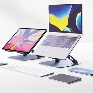 पंखे के साथ लैपटॉप कूलिंग स्टैंड, 10-17'' लैपटॉप के लिए ऊंचाई समायोज्य डेस्कटॉप लैपटॉप स्टैंड