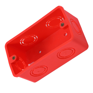 Boîte de jonction en plastique ignifuge en <span class=keywords><strong>fibre</strong></span> de paille naturelle biodégradable perforée, personnalisée OEM - Product Image 1