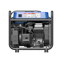 Générateur de gaz 230V 5KW de groupes électrogènes d'essence à cadre ouvert refroidis par air