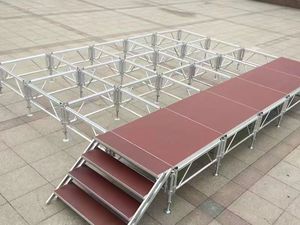 Manufacturer Customized Portable Aluminium Stage <strong>Platform</strong> with Adjustable Legs for Activity Stage - Product Image 2