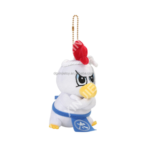 Portachiavi Peluche Uccellino Personalizzabile, Portachiavi Peluche Pulcino Arrabbiato con Servizio OEM ODM - Product Image 3