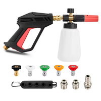 Pot en plastique transparent haute pression lave-auto neige mousse pulvérisateur 1L mousse Lance