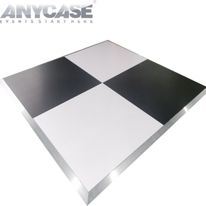 أرضية رقص من الخشب الرقائقي الأبيض اللامع 20*20 قدمًا الأكثر مبيعًا زينة الزفاف للمناسبات والحفلات والاحتفالات - Product Image 4