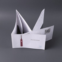Manuels de produits pliés avec logo personnalisé imprimé en offset professionnel, avec emballage en carton, brochures et catalogues