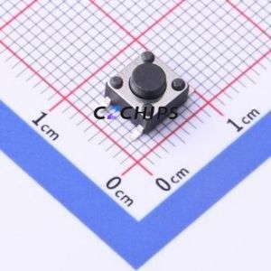 TSD003A04318B02 Tactile Switch SMD-4P,6x6mm Switch Round Button 1.8N Vertical Mount 6mm - Product Image 1