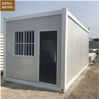 Petite maison préfabriquée en Chine de 10 pieds 20 pieds 30 pieds 40 pieds modulaire portable en acier conteneur bureau cabine à vendre pour la maison ou le bureau