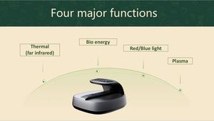 Y-Rising Top Smart Wärmeableitung Elektrische Terahertz-Therapie ABS+Edelstahl Tiefenentgiftung Massage Fußmassagegerät - Product Image 6