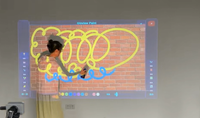 Système de simulation de revêtement VR interactif de qualité industrielle pour la formation en peinture par projection murale en usine