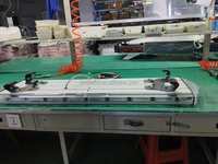 Barra de luz estroboscópica LED de emergencia de 49 pulgadas y 125cm aprobada por SAE TBD6855D con LED lineales de aluminio negro o plateado de 3W