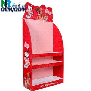 Customized Design PP Material Cardboard POP Floor Stand Beverage Water Bottle Display Racks with Cutting Service - Product Image 1
