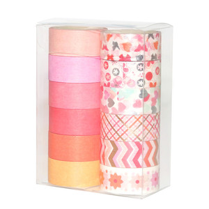 เทปวาชิ DIY 12 ม้วน ยาว 3 เมตร สำหรับตกแต่งสมุดบันทึกและงานฝีมือ - Product Image 1