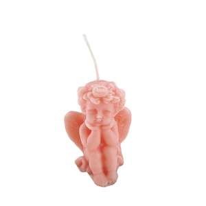 Bougie parfumée romantique faite à la main, 50 pièces, fournitures mignonnes, petit ange, parfum, cire, commémorative, pour cadeau, mariage - Product Image 4