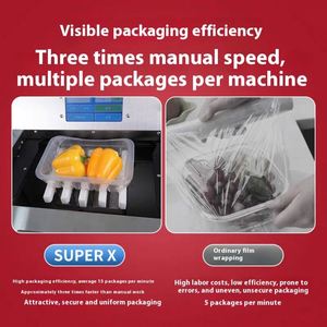 <span class=keywords><strong>Machine</strong></span> d'emballage de <span class=keywords><strong>film</strong></span> plastique extensible automatique à haut rendement <span class=keywords><strong>Machine</strong></span> d'emballage de <span class=keywords><strong>film</strong></span> plastique à usage commercial - Product Image 3