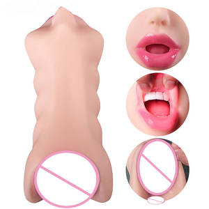 Bestseller für Männer Heißer Masturbator-Becher Realistische Vagina Anal Oral 3-Kanal Sextoy Weiches TPE-Material Erotikprodukte - Product Image 5