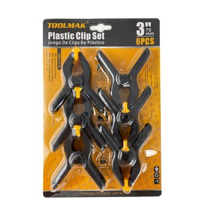 Plastic <b>Clamps</b> 9Cm Set Of 6 For Workshop And Craft Use - Product Image 2