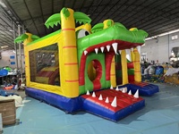 Château gonflable de crocodile de qualité commerciale, château gonflable de crocodile gonflable de bonne qualité