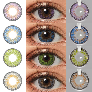 Muestra gratis Eye Lens Fresh New Look Lentes de contacto de colores Venta al por mayor Personal Brand Paper Box 3 Tone Lentes De Contacto De Color - Product Image 4