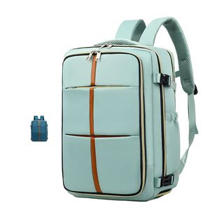 Waterproof Nylon <b>Multi</b> - Pocket Student School Bag Travel <b>Backpack</b> Shoe <b>Compartment</b> Laptop <b>Backpack</b> With USB Charging - Product Image 1