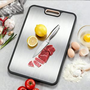 Titanium and <b>Wheat</b> Fiber Double-Sided Cutting Board Mildew-Resistant and Antibacterial Household Kitchen Chop Board - Product Image 2