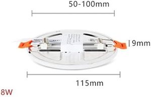 Siêu mỏng có thể điều chỉnh mỏng lõm 7W 10W 15W 20W 24W DOB trimless tại chỗ xuống ánh sáng Trần <span class=keywords><strong>Led</strong></span> Downlight - Product Image 2