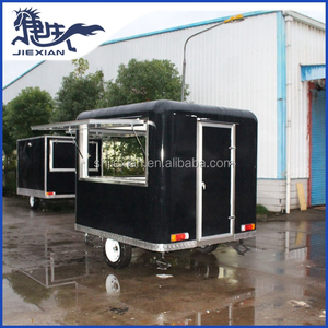 Carrito de Comida Móvil con Vitrina de Vidrio y Lámpara de Calentamiento, Carrito de Palomitas y Algodón de Azúcar para Parques de Diversiones - Product Image 3