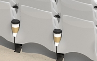 Sièges de stade de football en plastique bon marché, sièges de stade chinois, fauteuil JY-S101, montage au sol