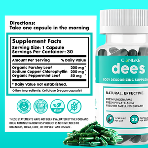 كبسولات الكلوروفيل عالية الجودة للجسم بعلامة تجارية خاصة مع أوراق البقدونس العضوية، متوفرة في المخزون - Product Image 4