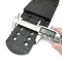 Pedal de Máquina de Remo Ajustable Resistente al Agua, Resistencia al Viento, Plataforma Fija para los Pies, Construcción de Plástico para Ejercicios de Fitness