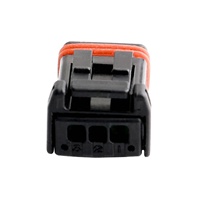 Connecteur étanche femelle 3 broches avec boîtier noir JAE MX19A003S51