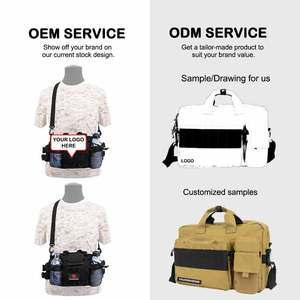 Marsupio da Vita e Fianchi Borsa a Tracolla Regolabile da Esterno con 2 Porta Borraccia Borsa Sportiva per Uomo e Donna - Product Image 2