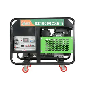 Générateur d'essence portatif silencieux monophasé de haute qualité de 10.0kW pour la maison 110V/220V/230V/380V/430 50/60Hz
