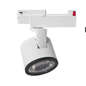 Focos de seguimiento LED regulables <span class=keywords><strong>DALI</strong></span> de 0-10V, atenuación personalizada y CCT 2700K-6500K, iluminación suplementaria para exposiciones - Product Image 3