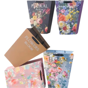 Boîtes à fleurs en papier d'art de luxe de haute qualité avec des matériaux recyclés pour l'arrangement de bouquets <span class=keywords><strong>et</strong></span> l'emballage de cadeaux Impression offset - Product Image 1