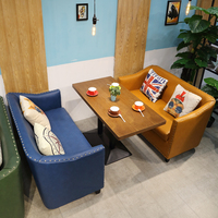 Ensemble de table et de chaises de restaurant en bois massif moderne pour hôtel et salle à manger