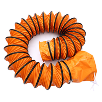 Haute qualité 16 pouces 400MM résistant au feu étanche Pvc Flex conduit isolé Flexible pièces de ventilateur de Ventilation d'air