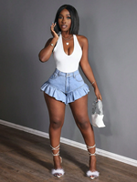Short en jean d'été personnalisé pour femmes Pantalon court en jean sexy à taille haute pour filles Short en jean pour femmes