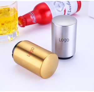 Ouvre-bouteille de bière magnétique automatique en acier inoxydable portable Pop the Top attrape-bouchon de bouteille de <span class=keywords><strong>vin</strong></span> à ouverture rapide - Product Image 4