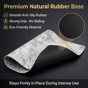 FX Custom Large Cement Gray Waterproof <b>Gaming</b> Mouse Pads Rubber Polyester Fabric Big Desk <b>Mat</b> Computer Mouspad Wholesale Bulk - Product Image 5