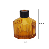 Vente flash - Bouteille diffuseur personnalisée de luxe - Bouteille diffuseur en verre de 100 ml pour l'intérieur
