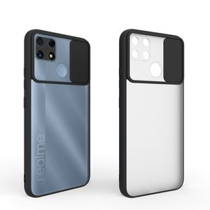 Đẩy cửa sổ máy ảnh bảo vệ điện thoại <span class=keywords><strong>Cover</strong></span> quay lại Matte rõ ràng trường hợp đối với <span class=keywords><strong>Oppo</strong></span> realme C25 C21 C20 7 7i C17 - Product Image 4