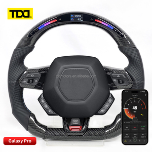 Volante de fibra de carbono TDD LED para Lamborghini Huracan Gallardo URUS, volante personalizado - Product Image 6
